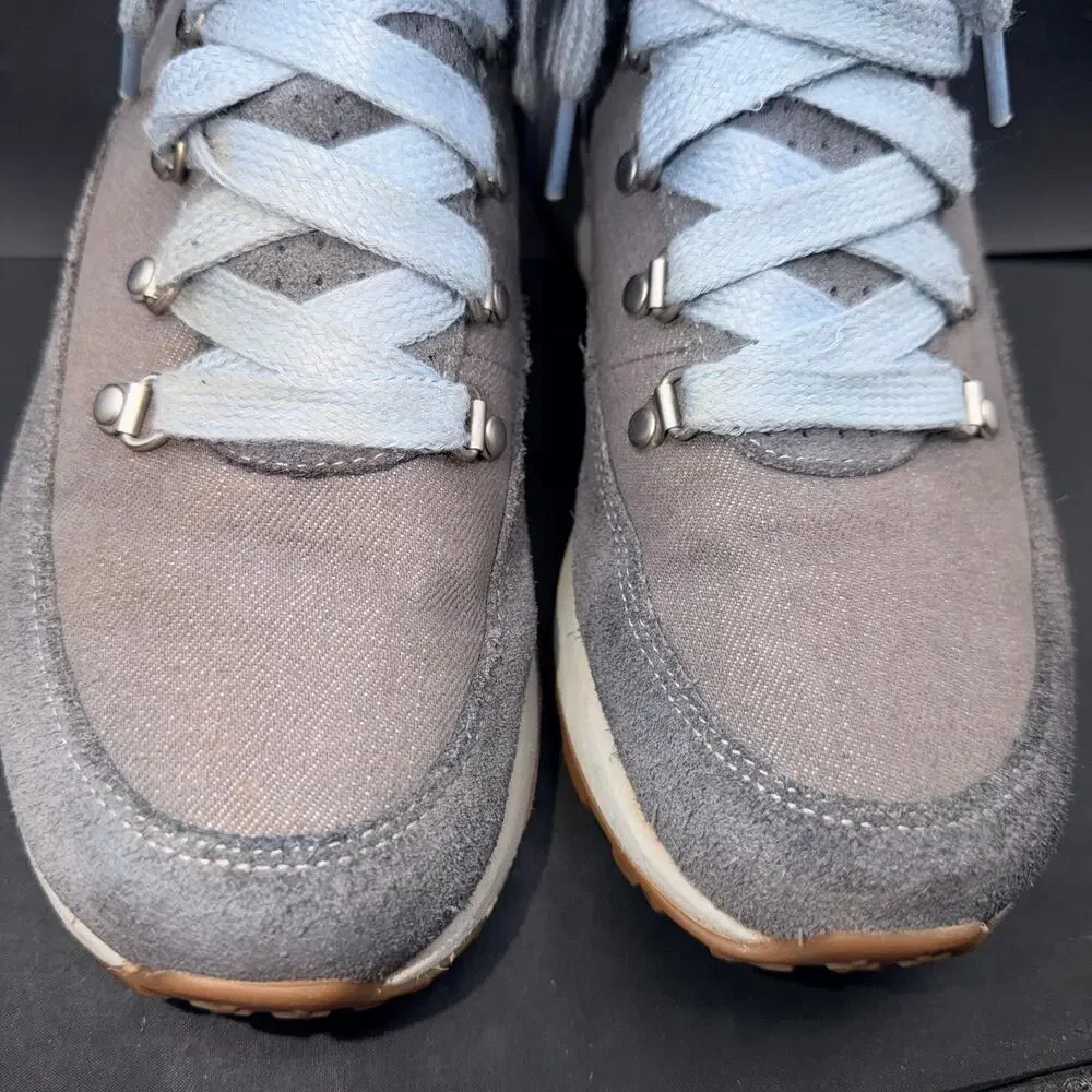 Merrell Waitsfield Mid Hiking Boots Gray Suede Canvas Women’s 7.5